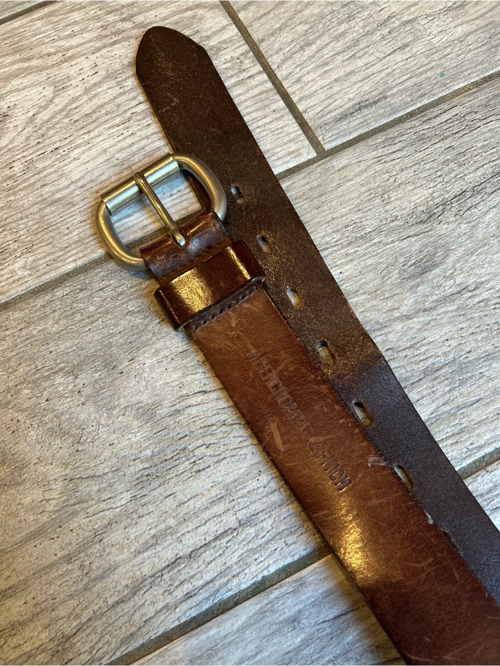 Abercrombie & Fitch Genuine Leather Belt Men’s Size 36